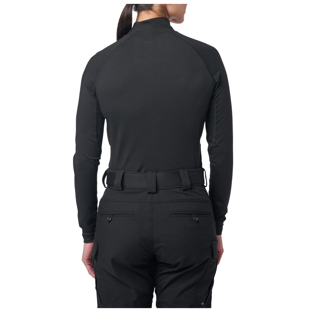 WOMEN'S MOCK NECK LONG SLEEVE TOP