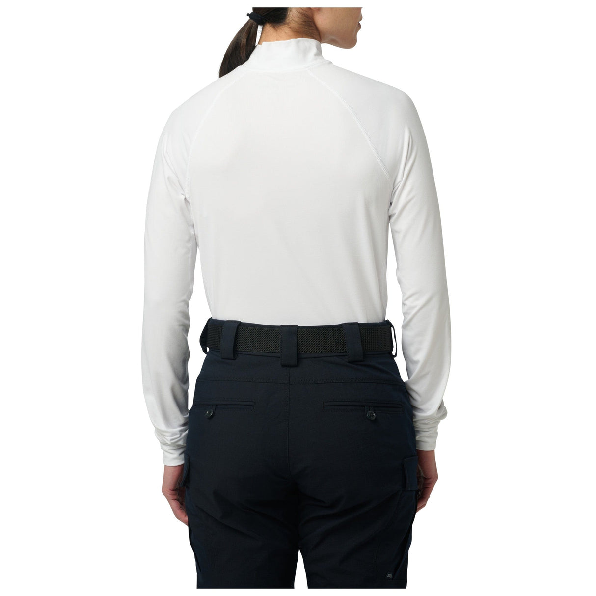 WOMEN'S MOCK NECK LONG SLEEVE TOP