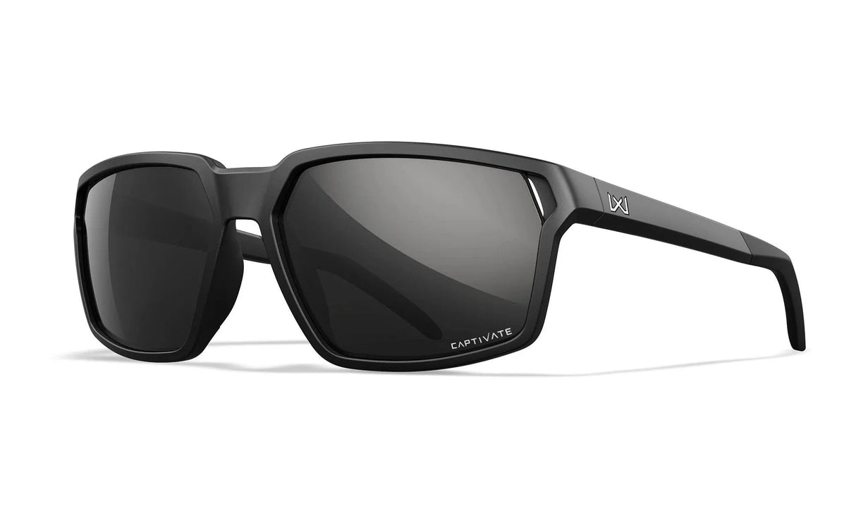 WILEY X SIERRA CAPTIVATE™ POLARIZED BLACK MIRROR - MATTE BLACK FRAME
