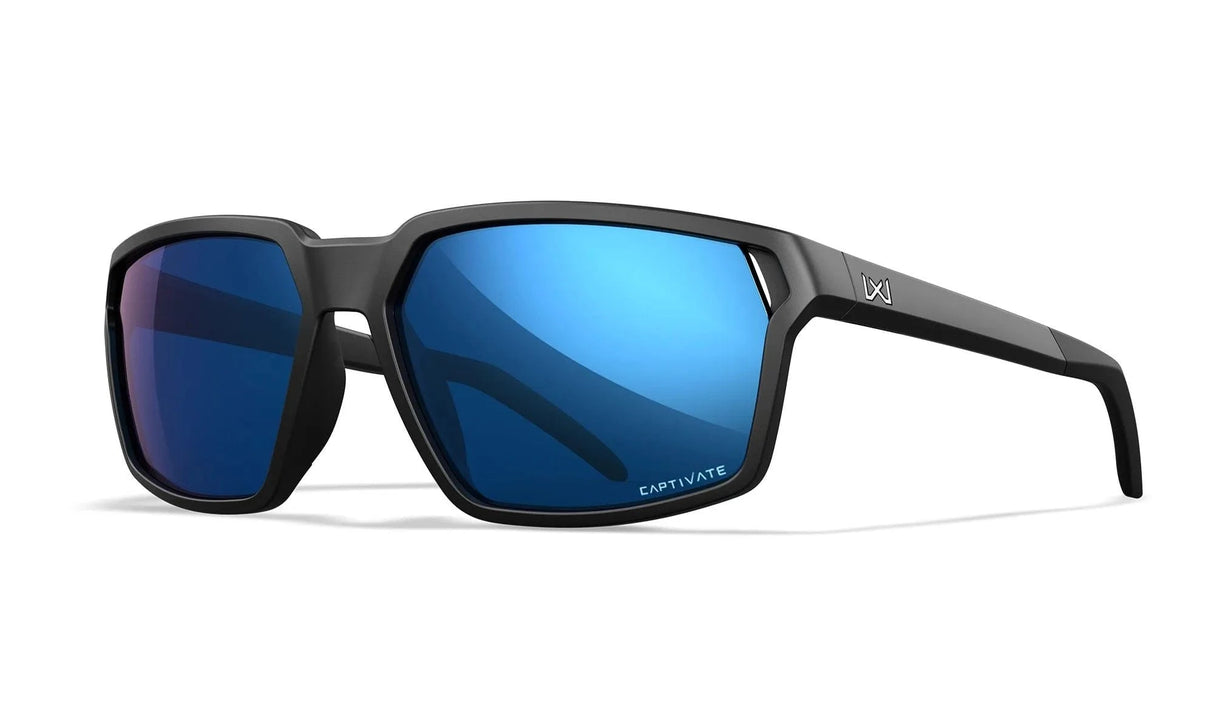 WILEY X SIERRA CAPTIVATE™ POLARIZED BLUE MIRROR - MATTE BLACK FRAME