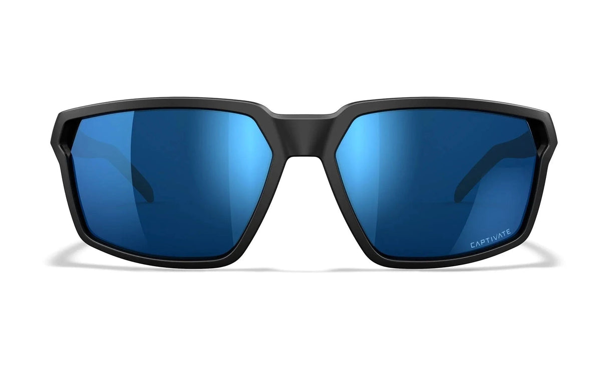 WILEY X SIERRA CAPTIVATE™ POLARIZED BLUE MIRROR - MATTE BLACK FRAME
