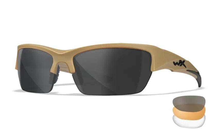 WILEY X VALOR 2.5 Grey/Clear/Light Rust - Tan Frame