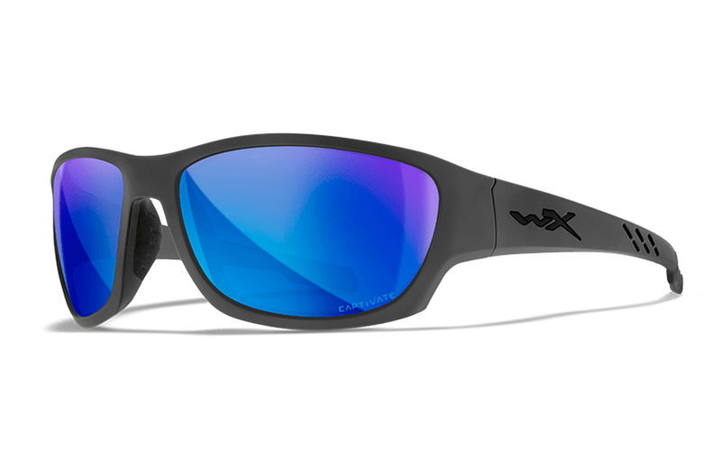 WILEY X CLIMB CAPTIVATE™ POLARIZED BLUE MIRROR - MATTE GREY FRAME