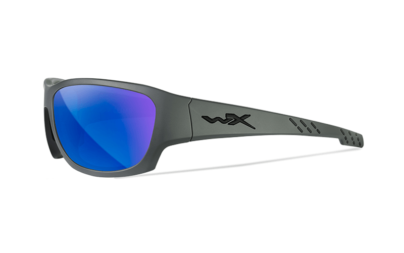 WILEY X CLIMB CAPTIVATE™ POLARIZED BLUE MIRROR - MATTE GREY FRAME