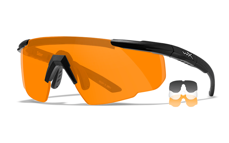 WILEY X SABER ADV Smoke/Clear/Rust - Matte Black Frame