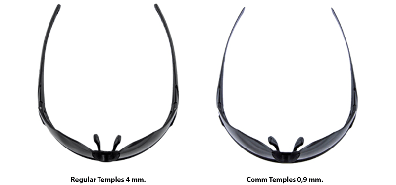 WILEY X ROGUE COMM Grey/Clear/Rust - Tan Frame