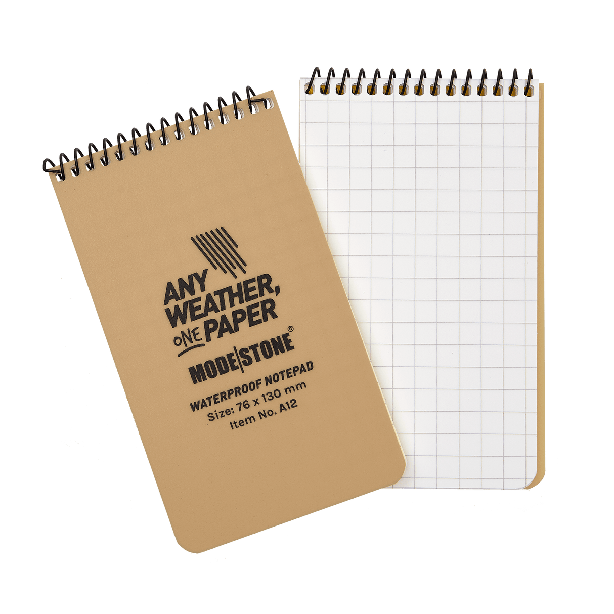 TOP SPIRAL NOTEPAD - 76 X 130 MM / 50 SHEETS