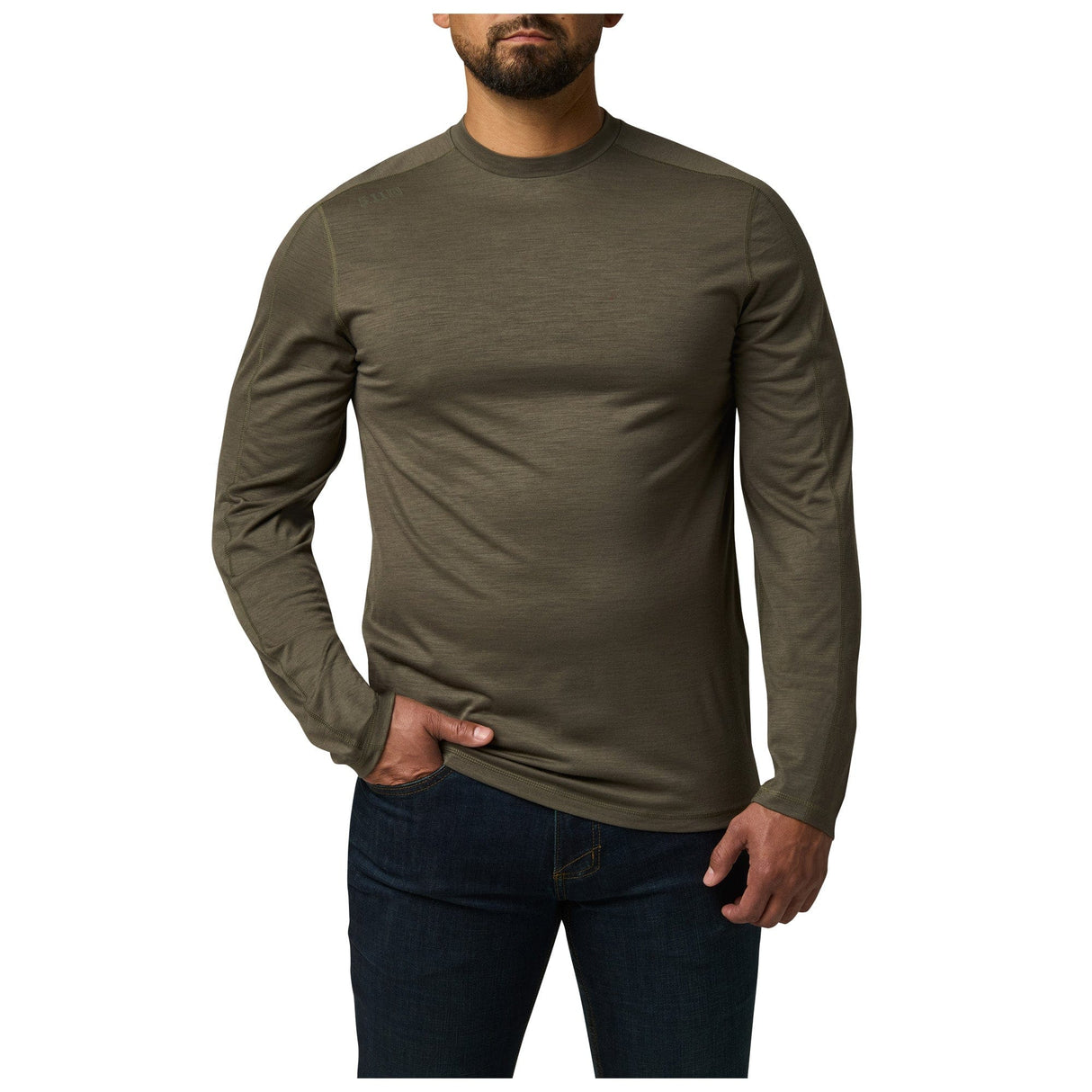 SULLI UV MERINO CREW LONG SLEEVE