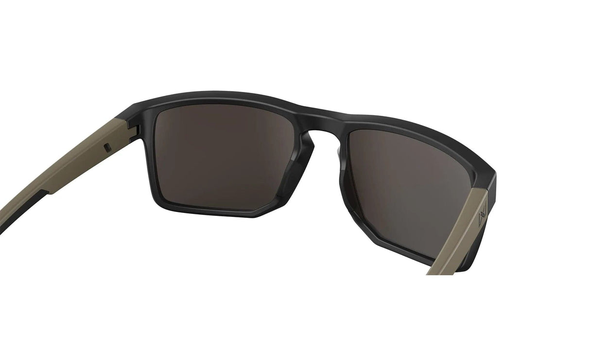 WILEY X FOUNDER CAPTIVATE™ TUNGSTEN MIRROR - MATTE BLACK/TAN FRAME