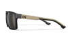 WILEY X FOUNDER CAPTIVATE™ TUNGSTEN MIRROR - MATTE BLACK/TAN FRAME