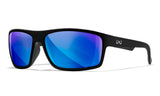 WILEY X PEAK XL CAPTIVATE™ Polarized Blue Mirror - Matte Black Frame