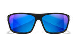WILEY X PEAK XL CAPTIVATE™ Polarized Blue Mirror - Matte Black Frame