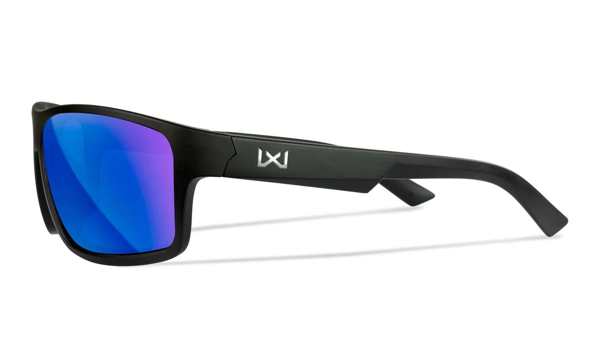 WILEY X PEAK XL CAPTIVATE™ Polarized Blue Mirror - Matte Black Frame