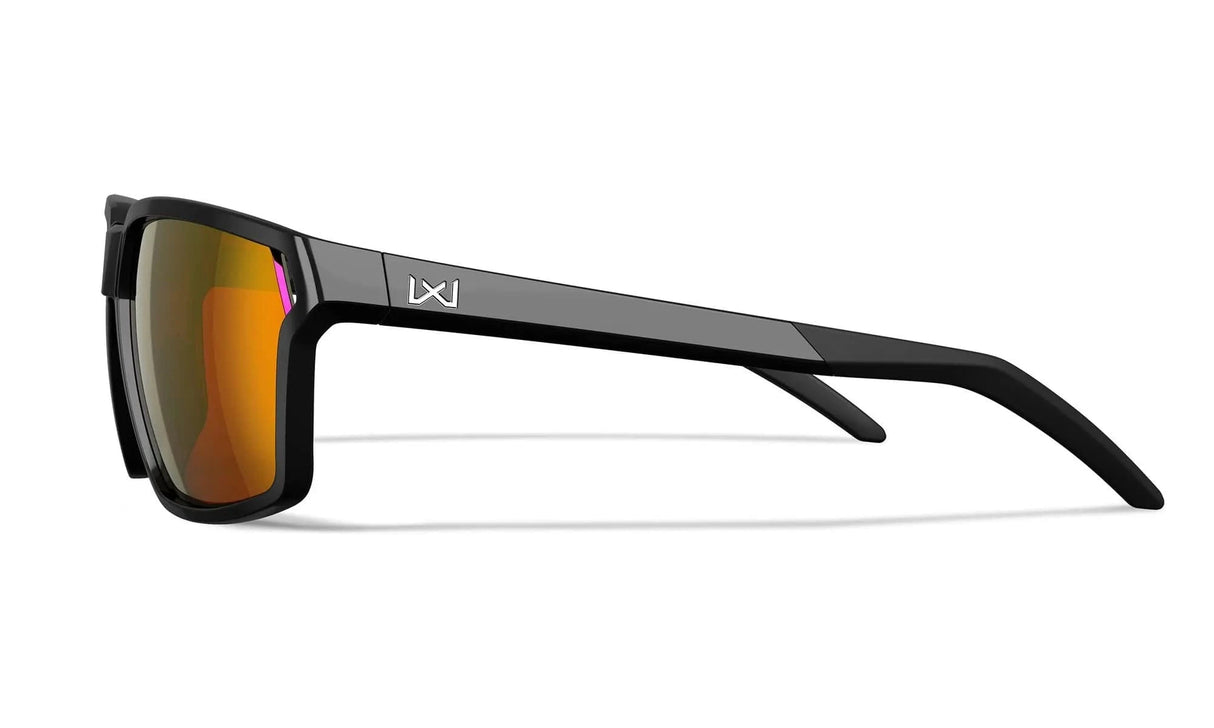 WILEY X SIERRA CAPTIVATE™ RED MIRROR - GLOSS BLACK FRAME