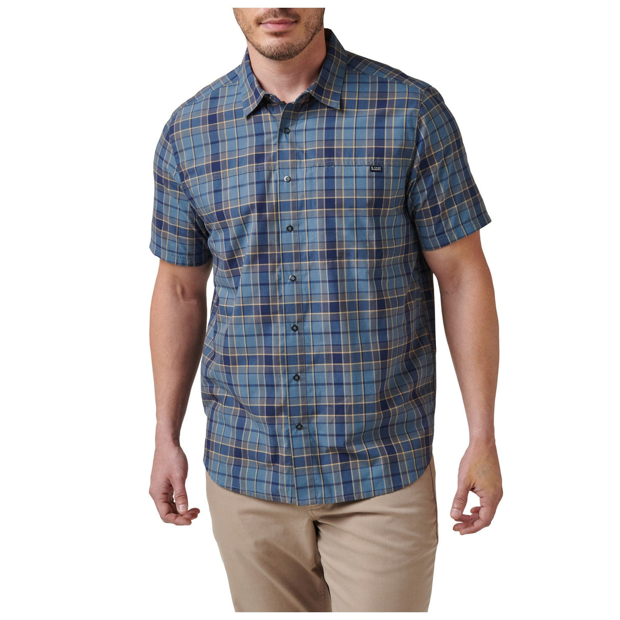 WYATT SHORT SLEEVE PLAID SHIRT