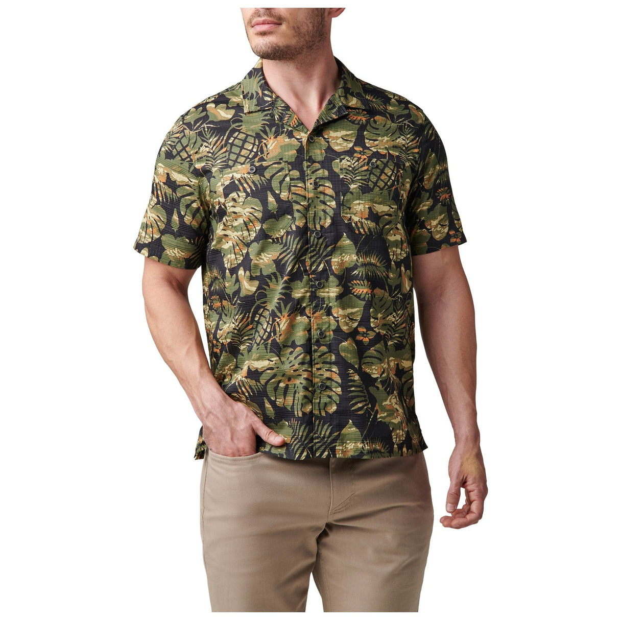 GYVER CAMO SHORT SLEEVE SHIRT