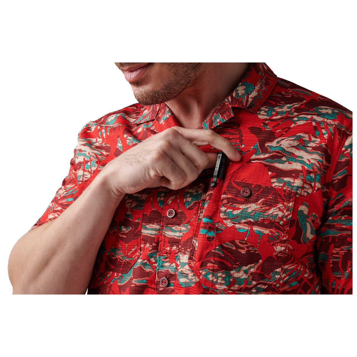 GYVER CAMO SHORT SLEEVE SHIRT