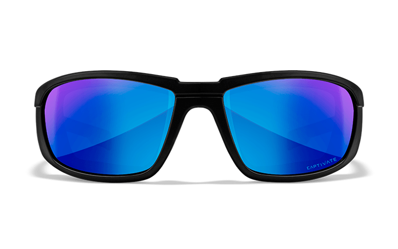 WILEY X BOSS CAPTIVATE™ Polarized Blue Mirror - Matte Black Frame