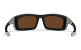 WILEY X GRID CAPTIVATE™ POLARIZED GREEN MIRROR - MATTE COOL GREY FRAME