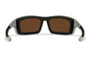 WILEY X GRID CAPTIVATE™ POLARIZED GREEN MIRROR - MATTE COOL GREY FRAME