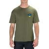 FLAG SHIELD UKRAINE SHORT SLEEVE SHIRT
